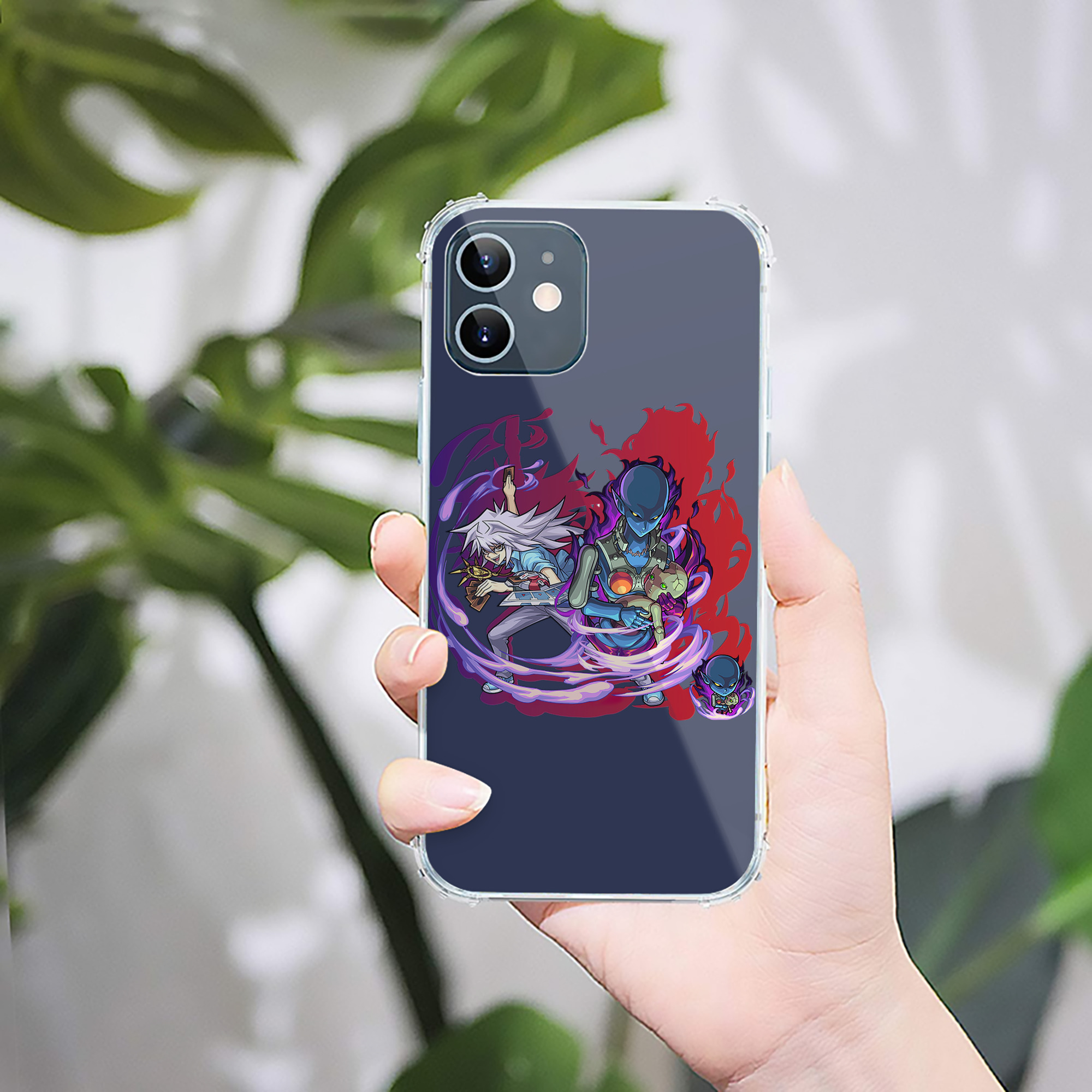 （画像用） 遊☆戯☆王 Yu-Gi-Oh! 【iPhone 12シリーズ対応】透明スマホケース（クリアソフトケース）